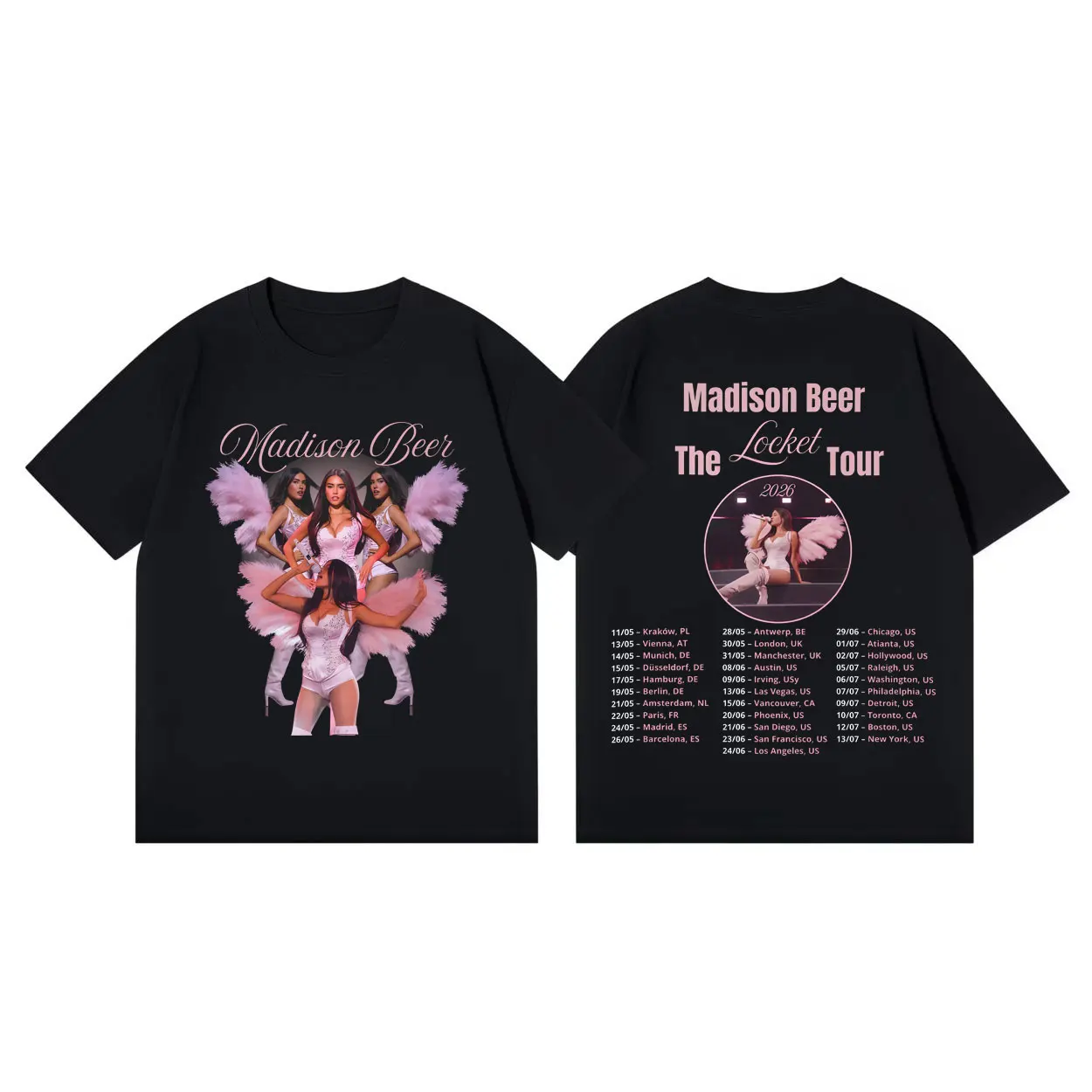 Madison Beer The Locket Tour 2026 T Shirts Men Women Fashion Y2k Aesthetic T-shirt Summer Casual Cotton Short Sleeve T-shirts
Madison Beer The Locket Tour 2026 T Shirts Men Women Fashion Y2k Aesthetic T-shirt Summer Casual Cotton Short Sleeve T-shirts