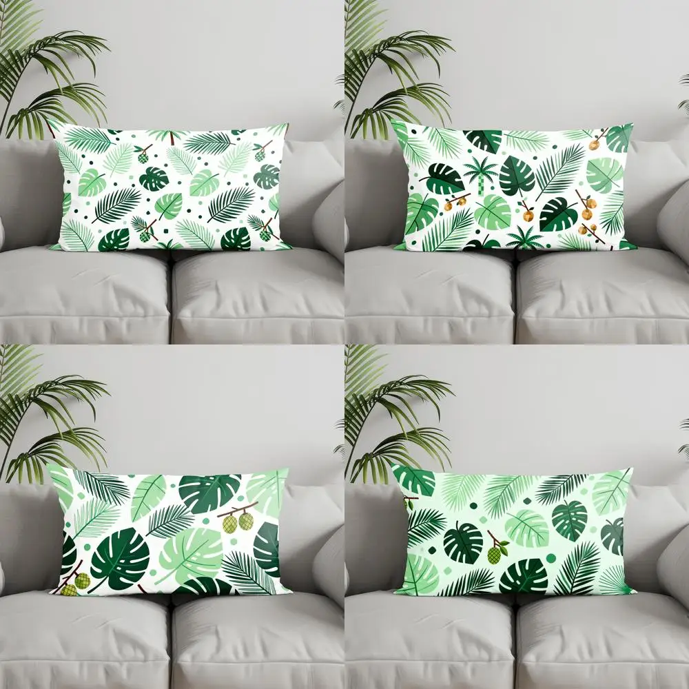 Наволочка с 2D-рисунком тропических листьев, подходит для дивана, спальни, автомобиля, прямоугольная подушка для спины
Наволочка с 2D-рисунком тропических листьев, подходит для дивана, спальни, автомобиля, прямоугольная подушка для спины