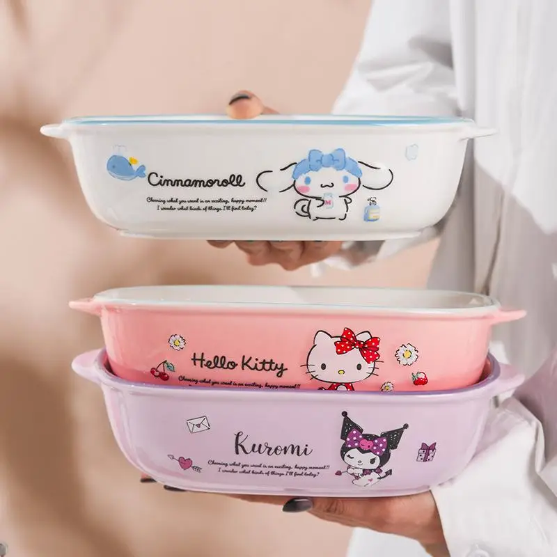 Мультяшная керамическая тарелка Sanrios Hellokitty, десертная тарелка, тарелка для салата, домашняя и офисная посуда, милый аниме тарелка для ужина
Мультяшная керамическая тарелка Sanrios Hellokitty, десертная тарелка, тарелка для салата, домашняя и офисная посуда, милый аниме тарелка для ужина