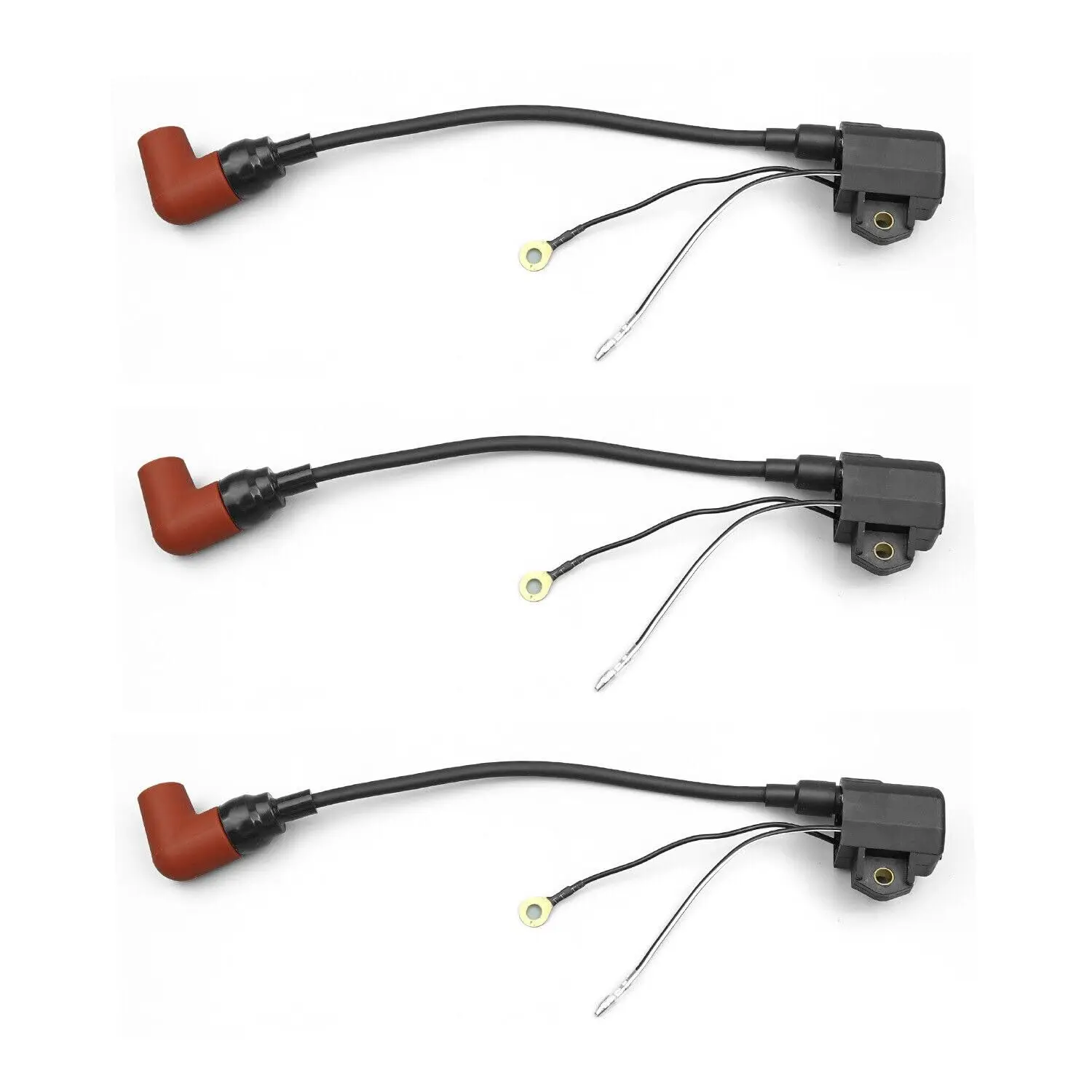Ignition Coil Assembly for Yamaha Outboard Motors, 55-90 HP, 3-Pack, 697-85570-00-00, 697-85570-10-00
Ignition Coil Assembly for Yamaha Outboard Motors, 55-90 HP, 3-Pack, 697-85570-00-00, 697-85570-10-00