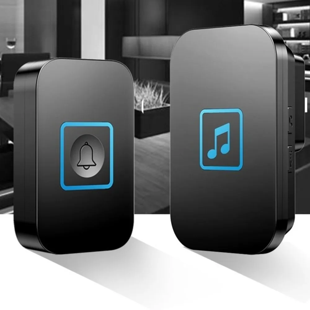 Convenient Waterproof Wireless Doorbell Plastic 60 Chimes Door Chime Kit 5 Volume Levels Smart Welcome Doorbell Outdoor Use
Convenient Waterproof Wireless Doorbell Plastic 60 Chimes Door Chime Kit 5 Volume Levels Smart Welcome Doorbell Outdoor Use