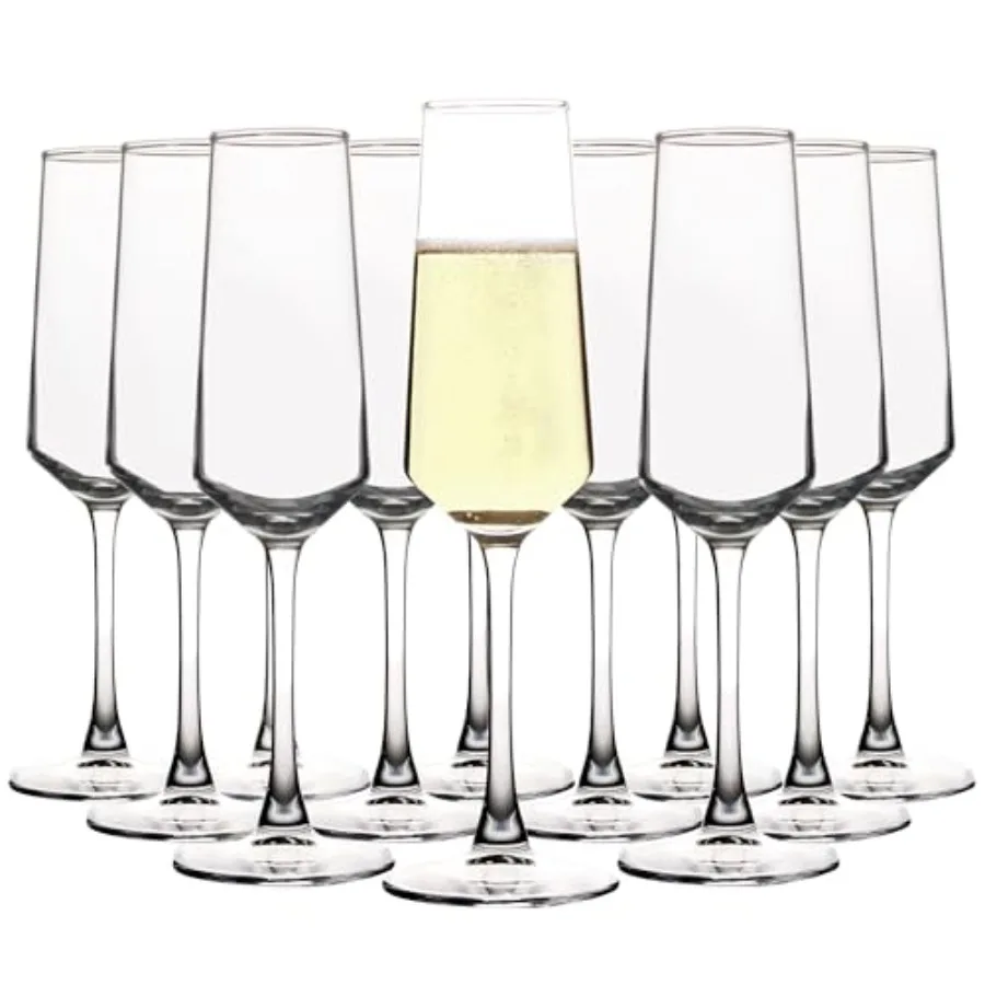 Champagne Glass Set, Durable Champagne Flutes with Mordern Shape, Long Stem Sparkling WIne Glass Clear A Set of 12 …
Champagne Glass Set, Durable Champagne Flutes with Mordern Shape, Long Stem Sparkling WIne Glass Clear A Set of 12 …