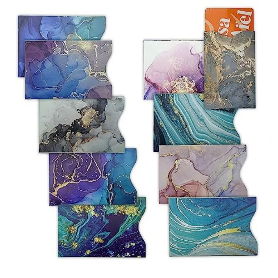 10 PCS RFID Blocking Sleeves Credit Card Holder for Women Men Protect Cards Identity from Electronic Theft Travel Case Set
10 PCS RFID Blocking Sleeves Credit Card Holder for Women Men Protect Cards Identity from Electronic Theft Travel Case Set