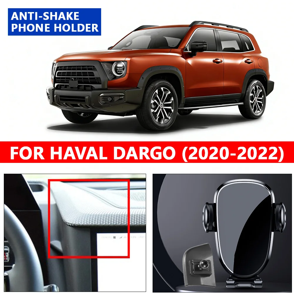 FOR HAVAL DARGO 2020-2022 Car Phone Holder Car Styling Bracket GPS Gravity type Stand Rotatable Suppo Vehicle Specific
FOR HAVAL DARGO 2020-2022 Car Phone Holder Car Styling Bracket GPS Gravity type Stand Rotatable Suppo Vehicle Specific