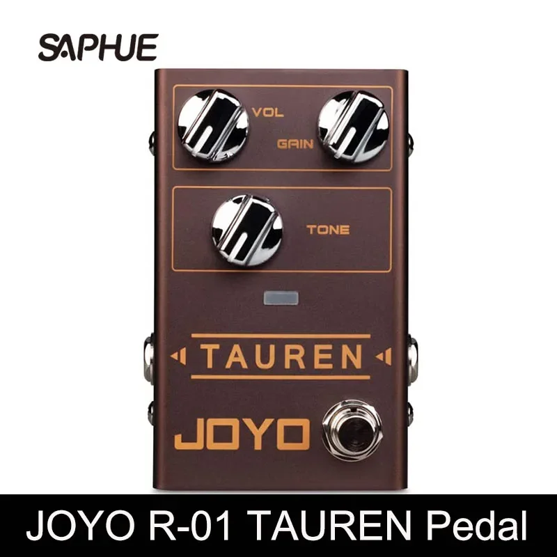 JOYO R-01 Tauren Overdrive From Clean Boost to Distortion Pedal Effect For Electric Guitar Low & High Gain Pedal True Bypass
JOYO R-01 Tauren Overdrive From Clean Boost to Distortion Pedal Effect For Electric Guitar Low & High Gain Pedal True Bypass