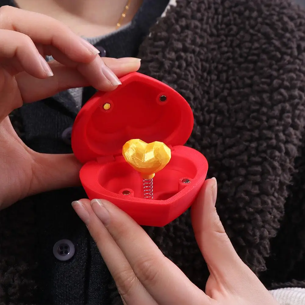 Creative 3D Printed Rose Heart Gift Box Rose Interesting Pop Up Box Love in The Box DIY Valentine's Day Gift Wedding Party
Creative 3D Printed Rose Heart Gift Box Rose Interesting Pop Up Box Love in The Box DIY Valentine's Day Gift Wedding Party