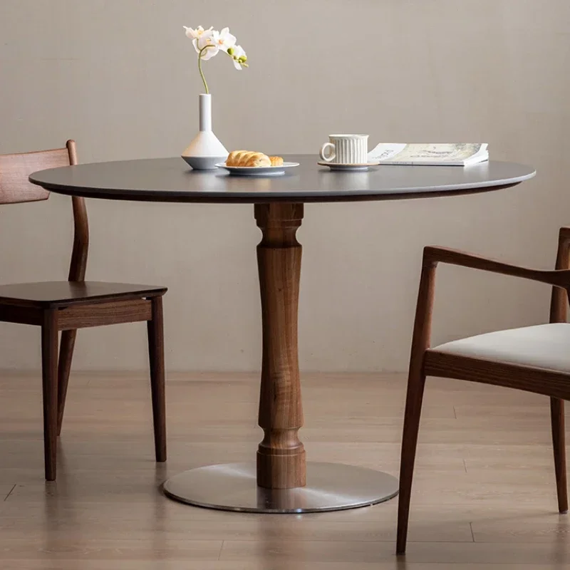 Round Dining Room Work Table Kitchen Space Saving Folding Bar Coffee Living Tables High Quality Center Muebles Dinner Side
Round Dining Room Work Table Kitchen Space Saving Folding Bar Coffee Living Tables High Quality Center Muebles Dinner Side