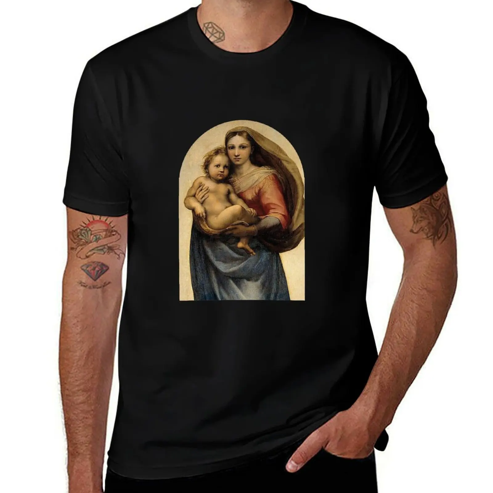 Sistine Madonna Virgin Mary by Raphael T-Shirt Lightweight Casual Summer T-Shirt
Sistine Madonna Virgin Mary by Raphael T-Shirt Lightweight Casual Summer T-Shirt