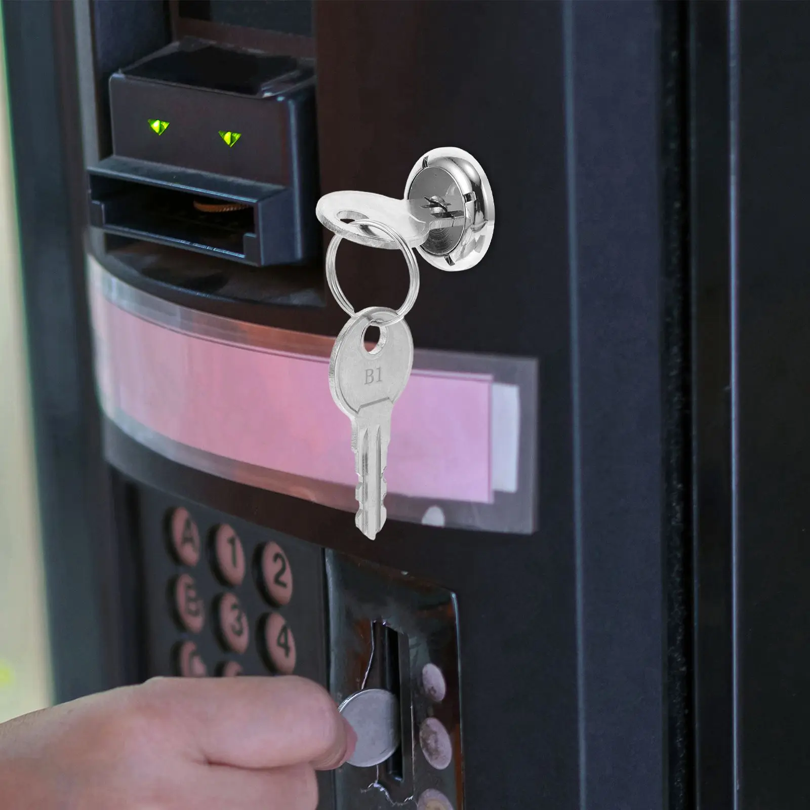 1 Set Of Vending Machine Lock Replacement Cylinder Lock For Gumball Machine Secure Metal Lock And Assembly For Candy Dispenser
1 Set Of Vending Machine Lock Replacement Cylinder Lock For Gumball Machine Secure Metal Lock And Assembly For Candy Dispenser