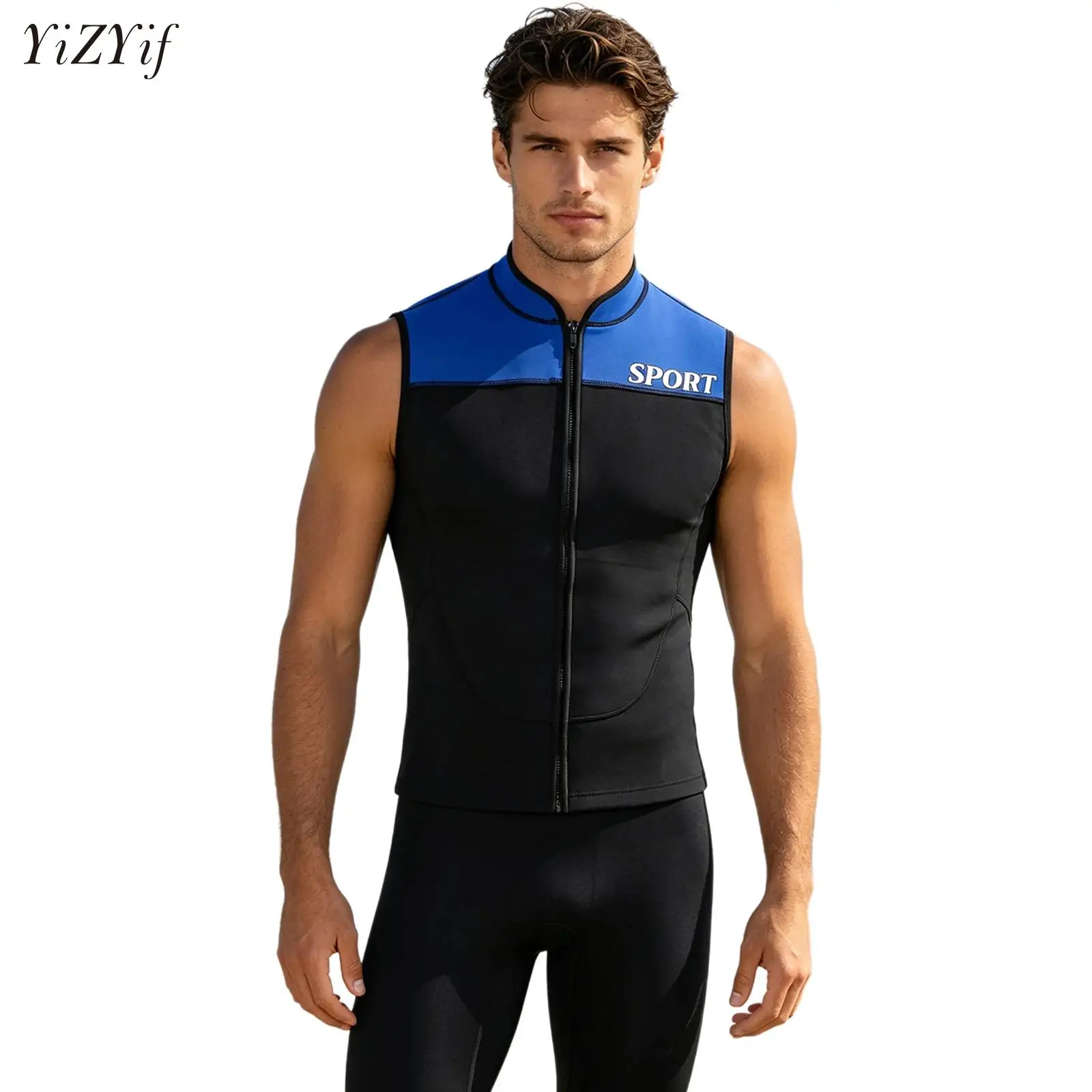 Wetsuit Vest for Men Zipper 3mm Rubber Wet Suit Top Sleeveless Contrast Color Jacket for Scuba Diving Kayaking Surfing Swimming
Wetsuit Vest for Men Zipper 3mm Rubber Wet Suit Top Sleeveless Contrast Color Jacket for Scuba Diving Kayaking Surfing Swimming