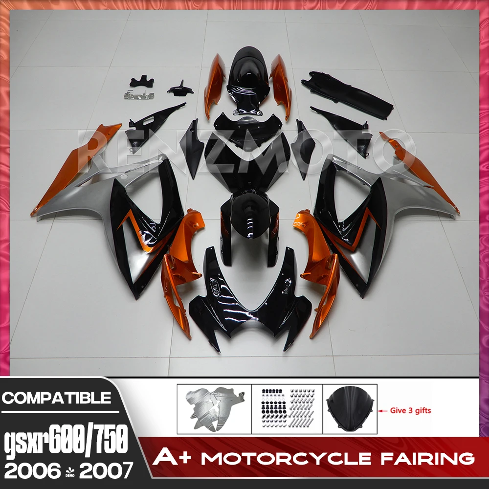 Для Suzuki GSX-R600 R750 gsxr600 750 2006-2007 K6 K7 комплект обтекателей для мотоцикла, комплект кузова, пластиковые аксессуары, инъекционный кузов из АБС-пластика
Для Suzuki GSX-R600 R750 gsxr600 750 2006-2007 K6 K7 комплект обтекателей для мотоцикла, комплект кузова, пластиковые аксессуары, инъекционный кузов из АБС-пластика