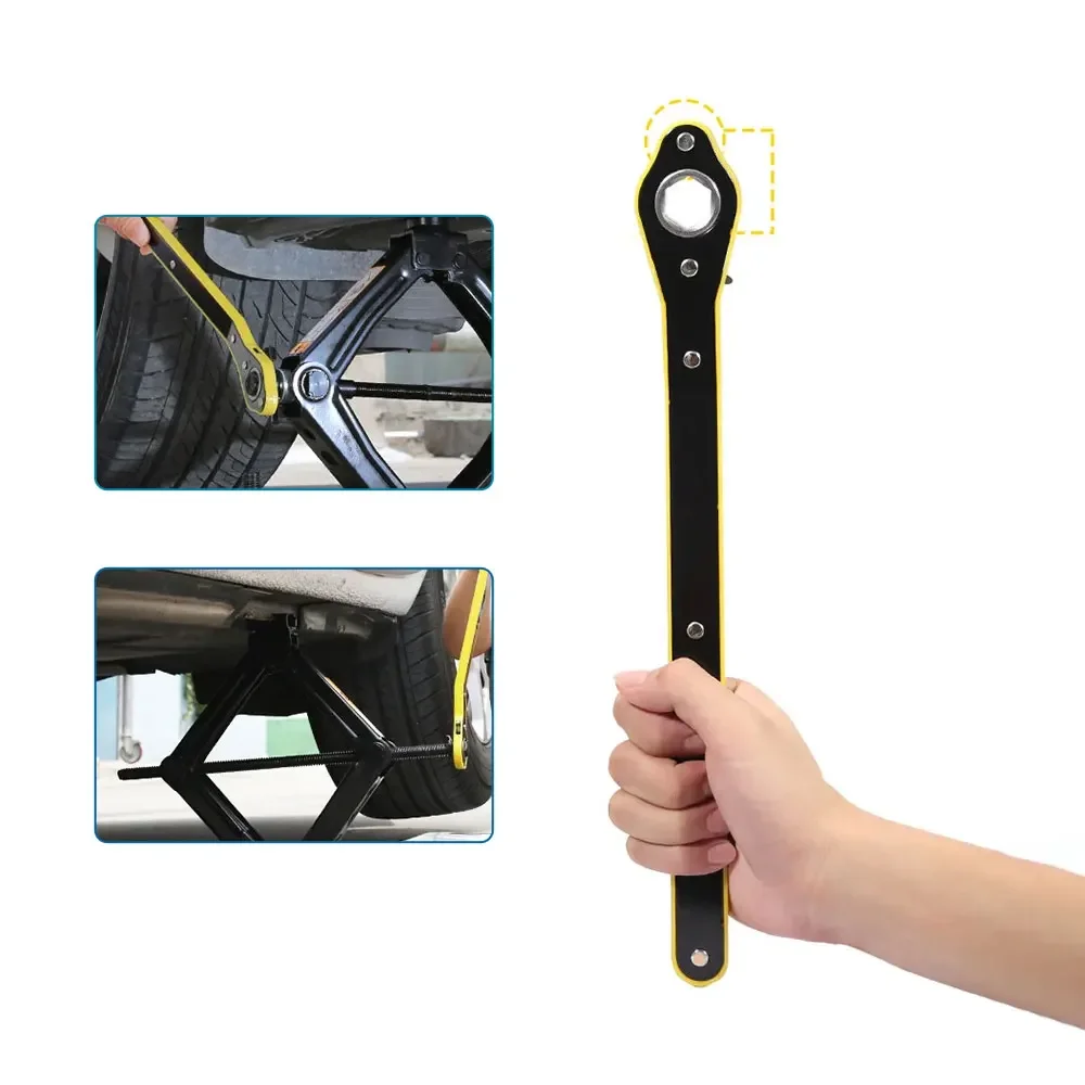1X Car Save Effort Jack Ratchet Wrench Cross Type Steel Hand Repair Tool Garage Tire Wheel Lug Handle Automotive Motorcycle Tool
1X Car Save Effort Jack Ratchet Wrench Cross Type Steel Hand Repair Tool Garage Tire Wheel Lug Handle Automotive Motorcycle Tool