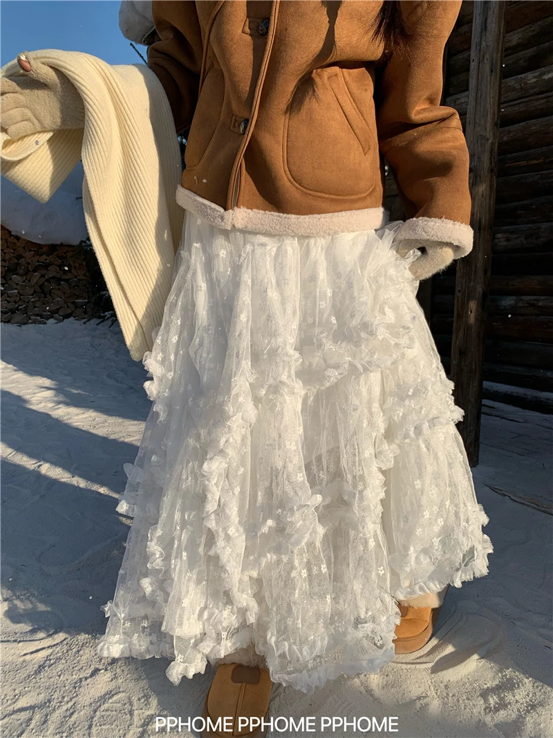 Тяжелая кружевная юбка с цветочным принтом и вышивкой, пышная свободная юбка, повседневная длинная юбка со средней талией, однотонная длинная юбка для женщин
Тяжелая кружевная юбка с цветочным принтом и вышивкой, пышная свободная юбка, повседневная длинная юбка со средней талией, однотонная длинная юбка для женщин