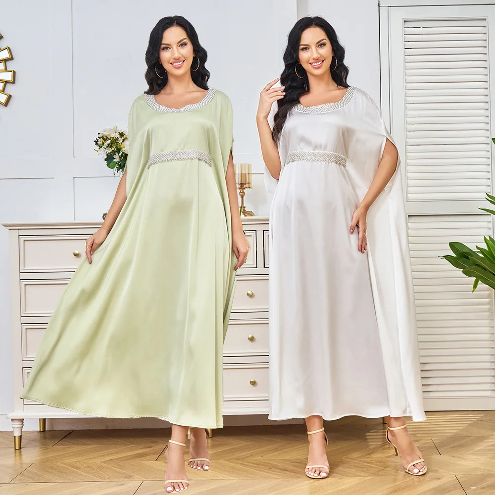 Elegant Women Evening Gown Muslim Beaded Solid Color Luxury Robe Dubai Lady Formal Occasion Party Dresses Vestidos Ball Clothing
Elegant Women Evening Gown Muslim Beaded Solid Color Luxury Robe Dubai Lady Formal Occasion Party Dresses Vestidos Ball Clothing