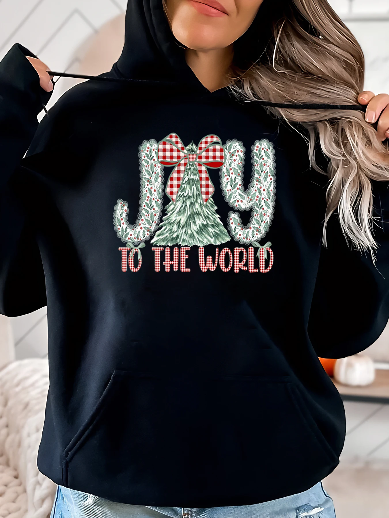 Рождественская елка с рождественским принтом, женская повседневная праздничная одежда, черная, больших размеров
Рождественская елка с рождественским принтом, женская повседневная праздничная одежда, черная, больших размеров