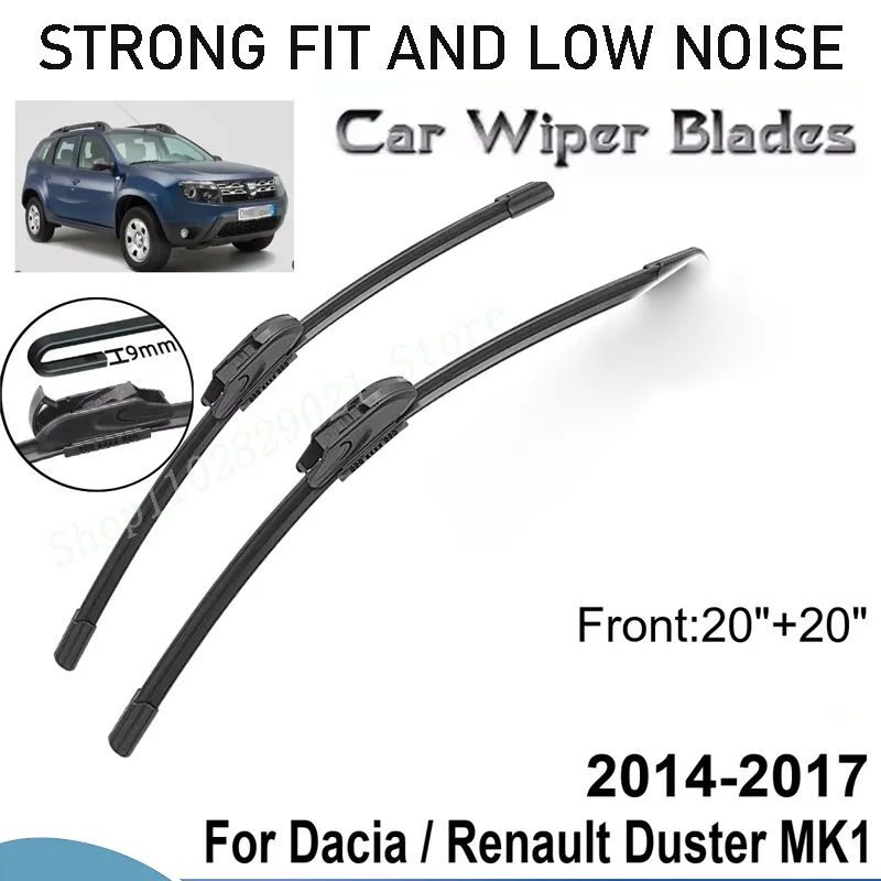 For Dacia / Renault Duster MK1 2014-2017 20" + 20" Front Wiper Blades Windshield Windscreen Window Accessories
For Dacia / Renault Duster MK1 2014-2017 20" + 20" Front Wiper Blades Windshield Windscreen Window Accessories
