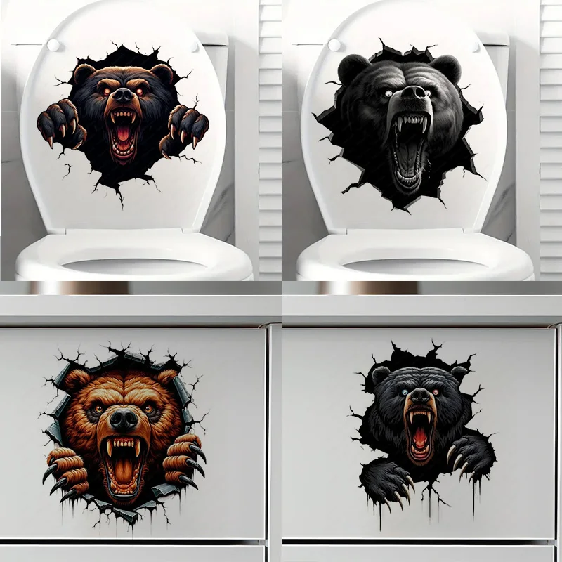 T2149#Terrifying Bear Self-Adhesive Wall Sticker, Durable Material, Perfect for Home Wall Decor, Aesthetic Room Decoration
T2149#Terrifying Bear Self-Adhesive Wall Sticker, Durable Material, Perfect for Home Wall Decor, Aesthetic Room Decoration