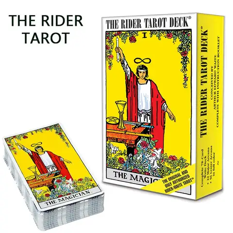 The Rider Tarot Deck English/Spanish The Authentic Rider-Waite Tarot Deck Booklet Essential for Tarot Beginners Expert Read Card
