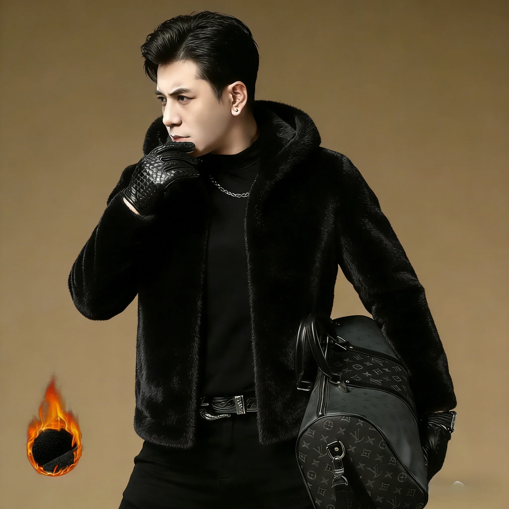 Formal Ocn Men's Fur Coat 2025 New Design Thiened Warm Busin Sle Hat Embroidered Mink Leather Jaet for Men
Formal Ocn Men's Fur Coat 2025 New Design Thiened Warm Busin Sle Hat Embroidered Mink Leather Jaet for Men