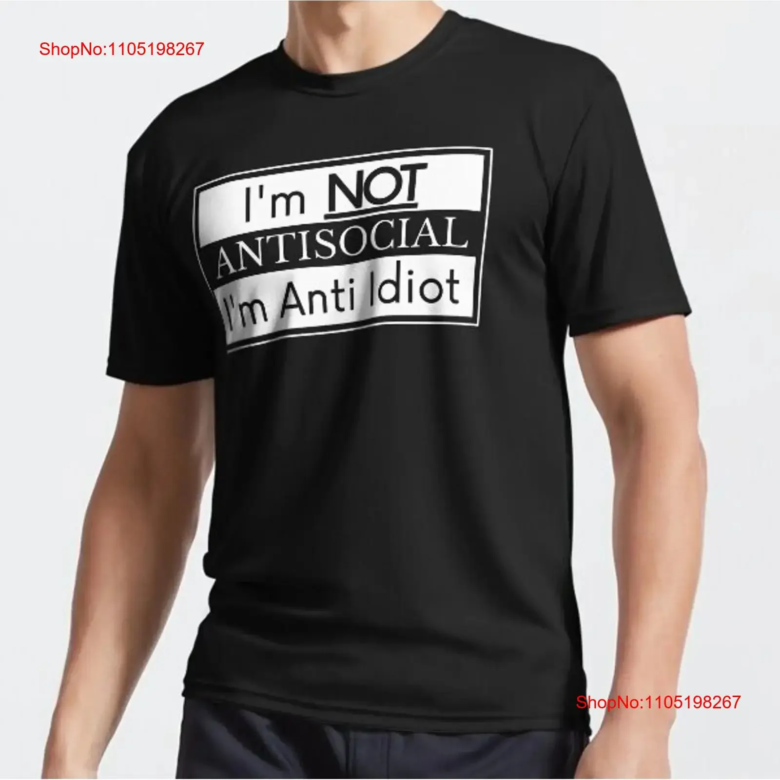 Не антиisocial Anti Idiot Забавная и саркастичная юмористическая активная футболка винтажный стираный топ для повседневной носки дизайнерская одежда
Не антиisocial Anti Idiot Забавная и саркастичная юмористическая активная футболка винтажный стираный топ для повседневной носки дизайнерская одежда