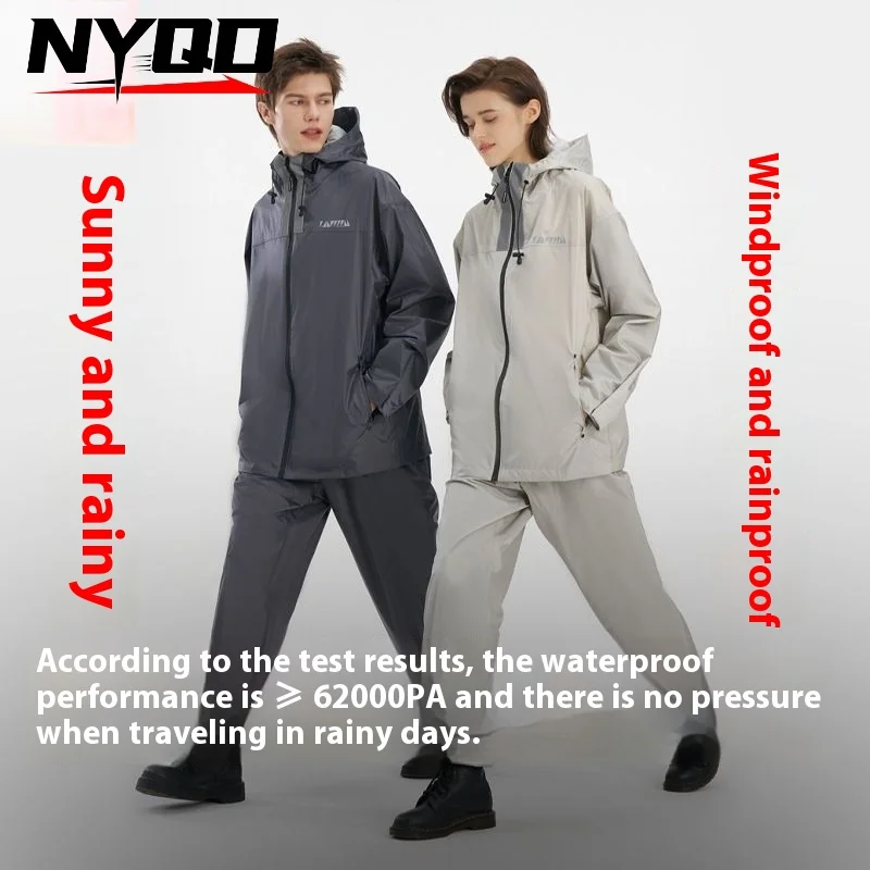Motorcycle Split Raincoat Jacket Waterproof Rain Pants Suit Women Reflective Outdoor Riding Rain Coat Climbing Poncho Rainwear
Motorcycle Split Raincoat Jacket Waterproof Rain Pants Suit Women Reflective Outdoor Riding Rain Coat Climbing Poncho Rainwear