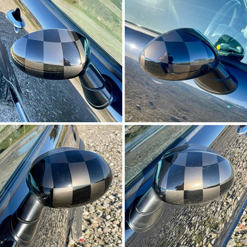 For M Coope r S club R 55/56/57/58/59/60 Country R 61 Accessories The Black Checker Shell Car Rear View Mirror Covers
For M Coope r S club R 55/56/57/58/59/60 Country R 61 Accessories The Black Checker Shell Car Rear View Mirror Covers