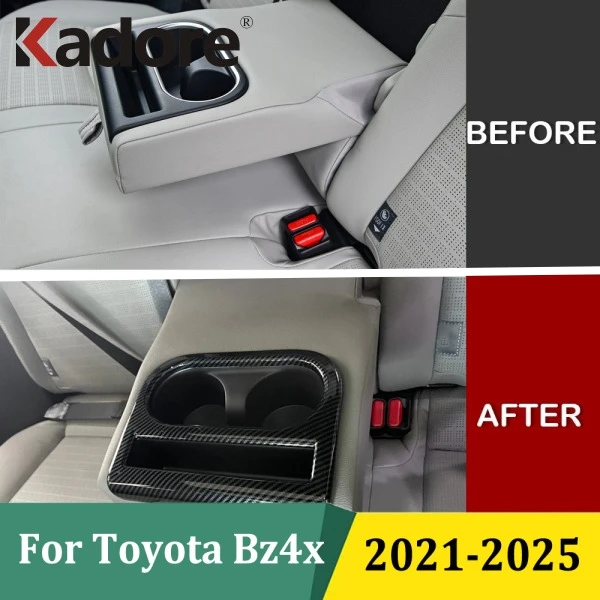 Для Toyota Bz4x 2021 2022 2023 2024 2025 углеродное волокно заднее сиденье держатель для стакана с водой рамка крышка отделка наклейка аксессуары для интерьера
Для Toyota Bz4x 2021 2022 2023 2024 2025 углеродное волокно заднее сиденье держатель для стакана с водой рамка крышка отделка наклейка аксессуары для интерьера