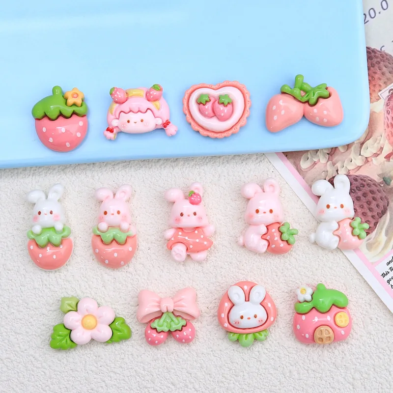 100pcs New Cute Mini Rabbit strawberry Resin Flat Back Scrapbooking DIY Jewelry Craft Decoration Accessories
100pcs New Cute Mini Rabbit strawberry Resin Flat Back Scrapbooking DIY Jewelry Craft Decoration Accessories