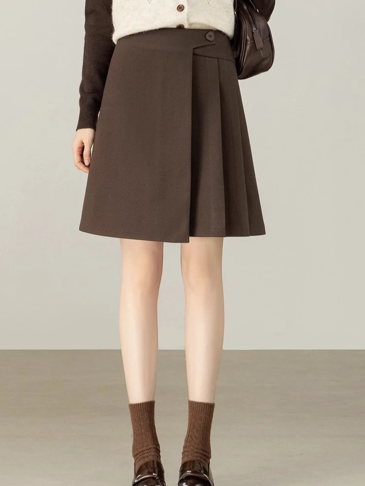 SENTUBILA Women's Short A-Line Skirt 2025 Winter New Commuting High Waist Irregular Hem Design Solid Pleated Skirt 154QP3745
SENTUBILA Women's Short A-Line Skirt 2025 Winter New Commuting High Waist Irregular Hem Design Solid Pleated Skirt 154QP3745