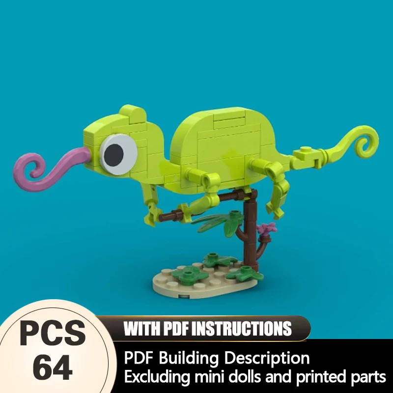 Creators Animal Series Model MOC Building Bricks Small Chameleon Modular Technology Gifts Holiday Assemble Children Toys Suit
Creators Animal Series Model MOC Building Bricks Small Chameleon Modular Technology Gifts Holiday Assemble Children Toys Suit