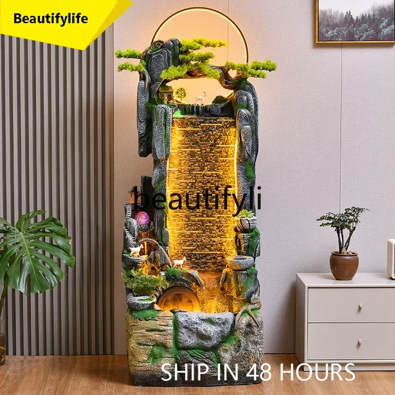 smt1 New Chinese rockery flowing water ornament fountain landscape living room office floor outdoor courtyard water curtain wall
smt1 New Chinese rockery flowing water ornament fountain landscape living room office floor outdoor courtyard water curtain wall