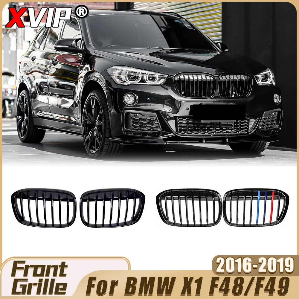 XVIP Front Glossy M-Color Single Line Style Bumper Grille Black Racing Grille Upper Grille For BMW X1 F48/F49 2016-2019 Facelift
XVIP Front Glossy M-Color Single Line Style Bumper Grille Black Racing Grille Upper Grille For BMW X1 F48/F49 2016-2019 Facelift