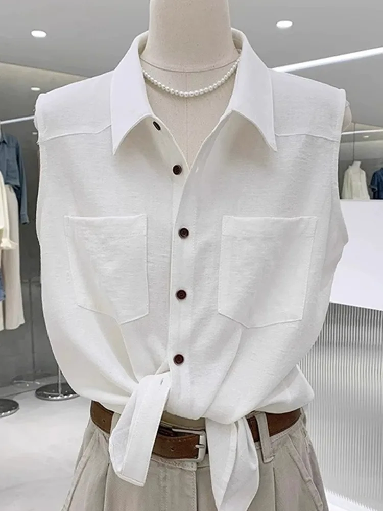 Корейский жилет с воротником-стойкой, женский повседневный универсальный летний топ, модный возрастной жилет на пуговицах, чистый цвет
Корейский жилет с воротником-стойкой, женский повседневный универсальный летний топ, модный возрастной жилет на пуговицах, чистый цвет