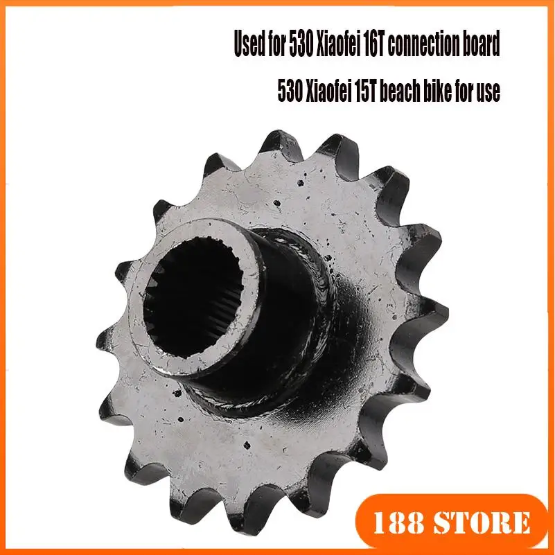 530 Chain Front Sprocket 15T 16T Teeth Drive Gear For GY6 125cc 150cc 200cc 250cc ATV Go Kart UTV Buggy Quad Bik
530 Chain Front Sprocket 15T 16T Teeth Drive Gear For GY6 125cc 150cc 200cc 250cc ATV Go Kart UTV Buggy Quad Bik