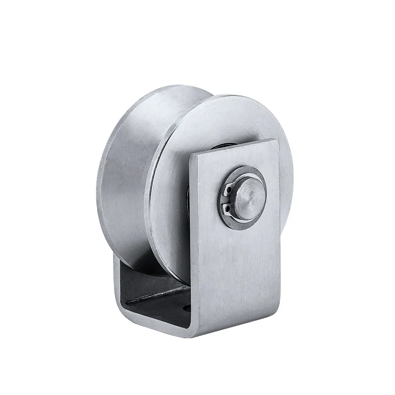 High Quality 304 Stainless Steel Pulley Wire Rope Traction Roller Customized U-shaped V-groove Lifting Sliding Door Track Wheel
High Quality 304 Stainless Steel Pulley Wire Rope Traction Roller Customized U-shaped V-groove Lifting Sliding Door Track Wheel