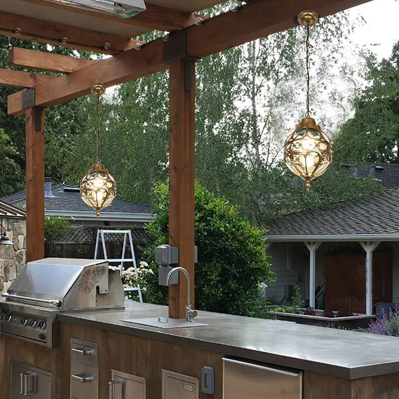 American Waterproof Chandelier Outdoor Corridor Balcony Ceiling Lights Courtyard Corridor Pavilion Lamp Outdoor Sunlighting
American Waterproof Chandelier Outdoor Corridor Balcony Ceiling Lights Courtyard Corridor Pavilion Lamp Outdoor Sunlighting