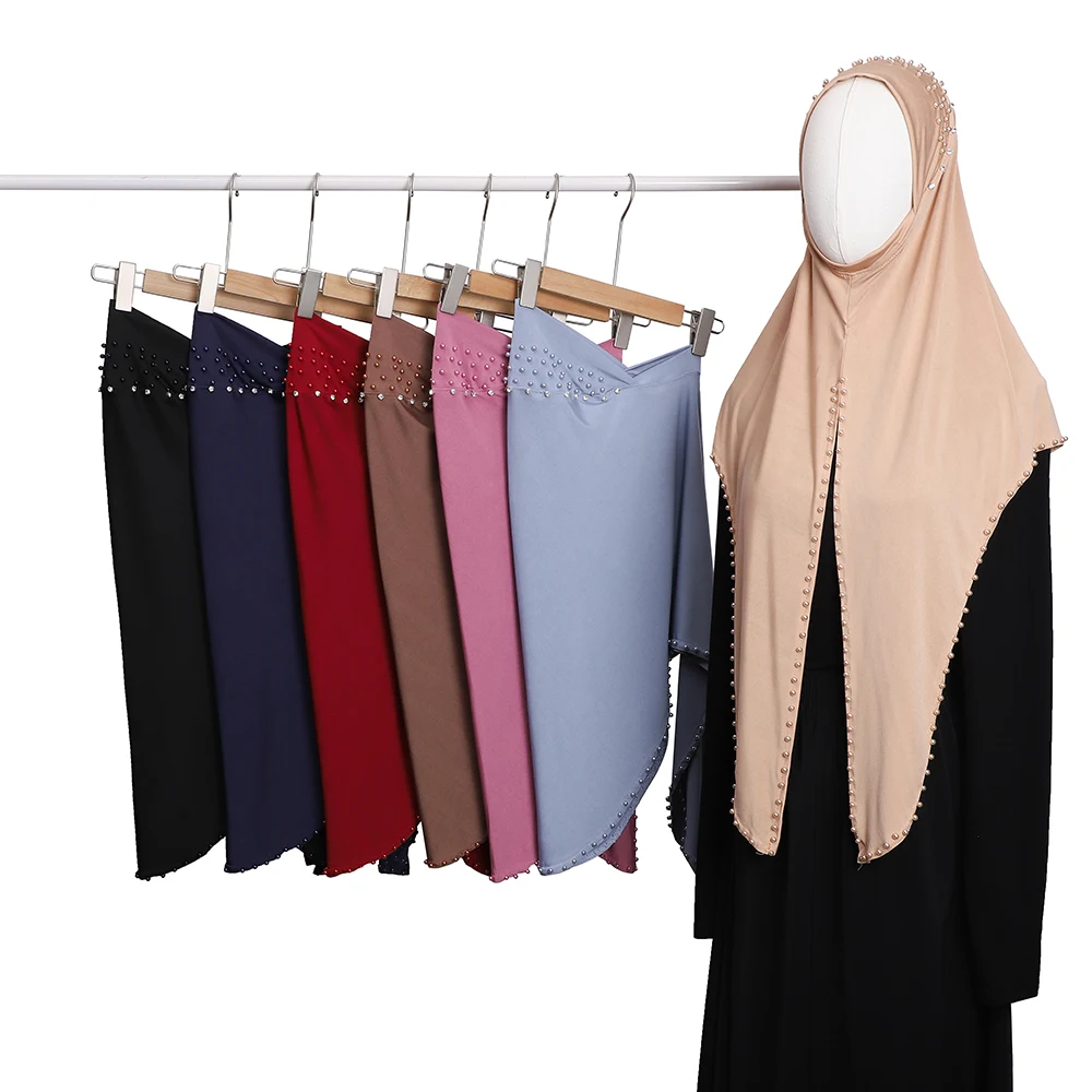 Fashion Beads Instant Hijab Stretch Bonnet Scarf Islamic Headband Muslim Women Jersey Hijab Headwrap Turbante Scarf Ramadan
Fashion Beads Instant Hijab Stretch Bonnet Scarf Islamic Headband Muslim Women Jersey Hijab Headwrap Turbante Scarf Ramadan