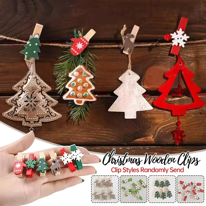 50/100Pcs Christmas Wooden Clips Hanging Cards Clips Mini Wooden Clothespins DIY Photo Pegs for New Year Craft Clips Supplies
50/100Pcs Christmas Wooden Clips Hanging Cards Clips Mini Wooden Clothespins DIY Photo Pegs for New Year Craft Clips Supplies