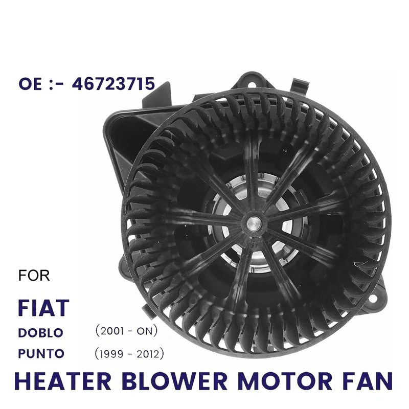 NEW HEATER BLOWER MOTOR FAN FOR FIAT DOBLO 119 223 PUNTO 188 1999-ON 46723715
NEW HEATER BLOWER MOTOR FAN FOR FIAT DOBLO 119 223 PUNTO 188 1999-ON 46723715