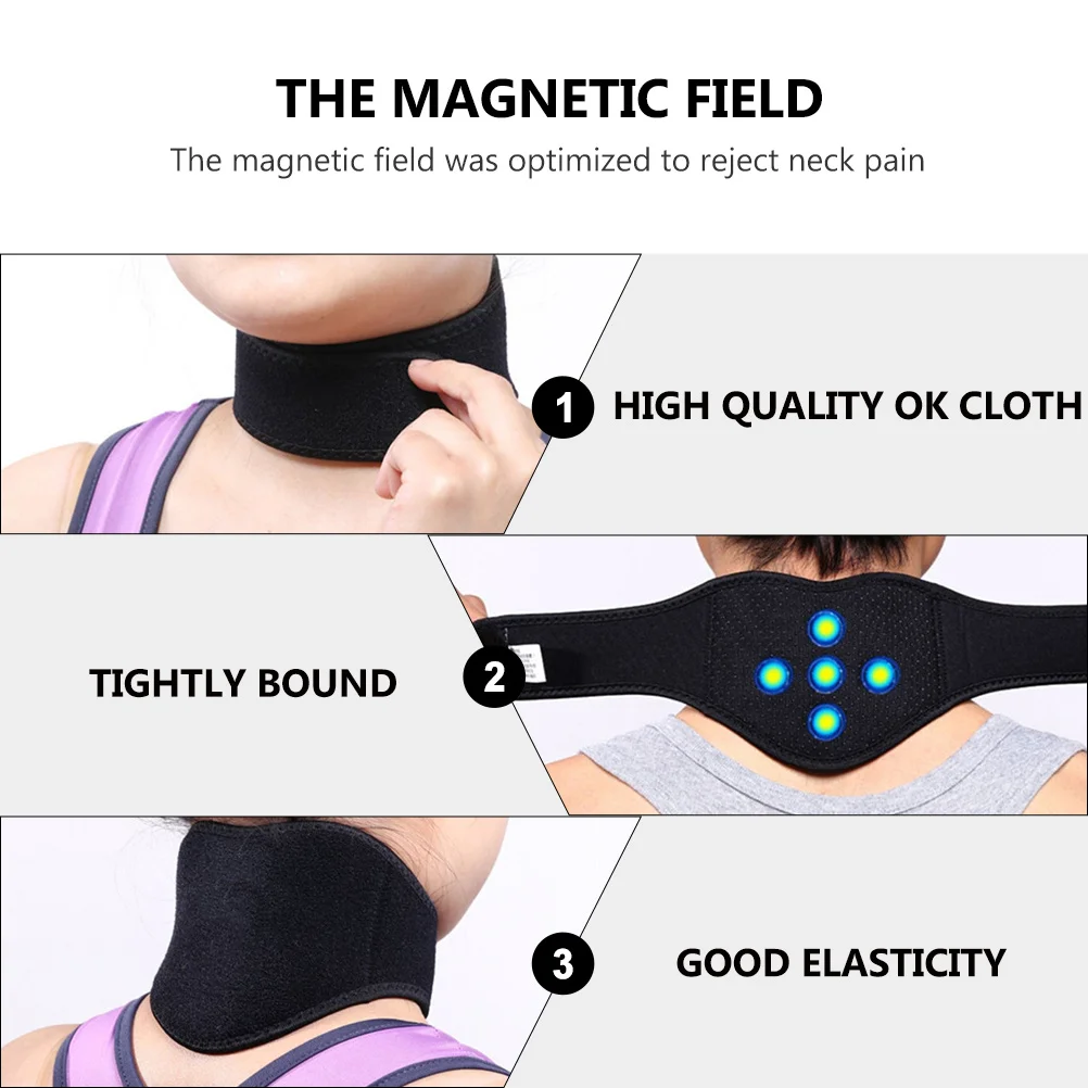 1Pcs Magnetic Heating Neck Massager Soft Fabric Neck Guard Pain Relief Cervical Support Self Heating
1Pcs Magnetic Heating Neck Massager Soft Fabric Neck Guard Pain Relief Cervical Support Self Heating