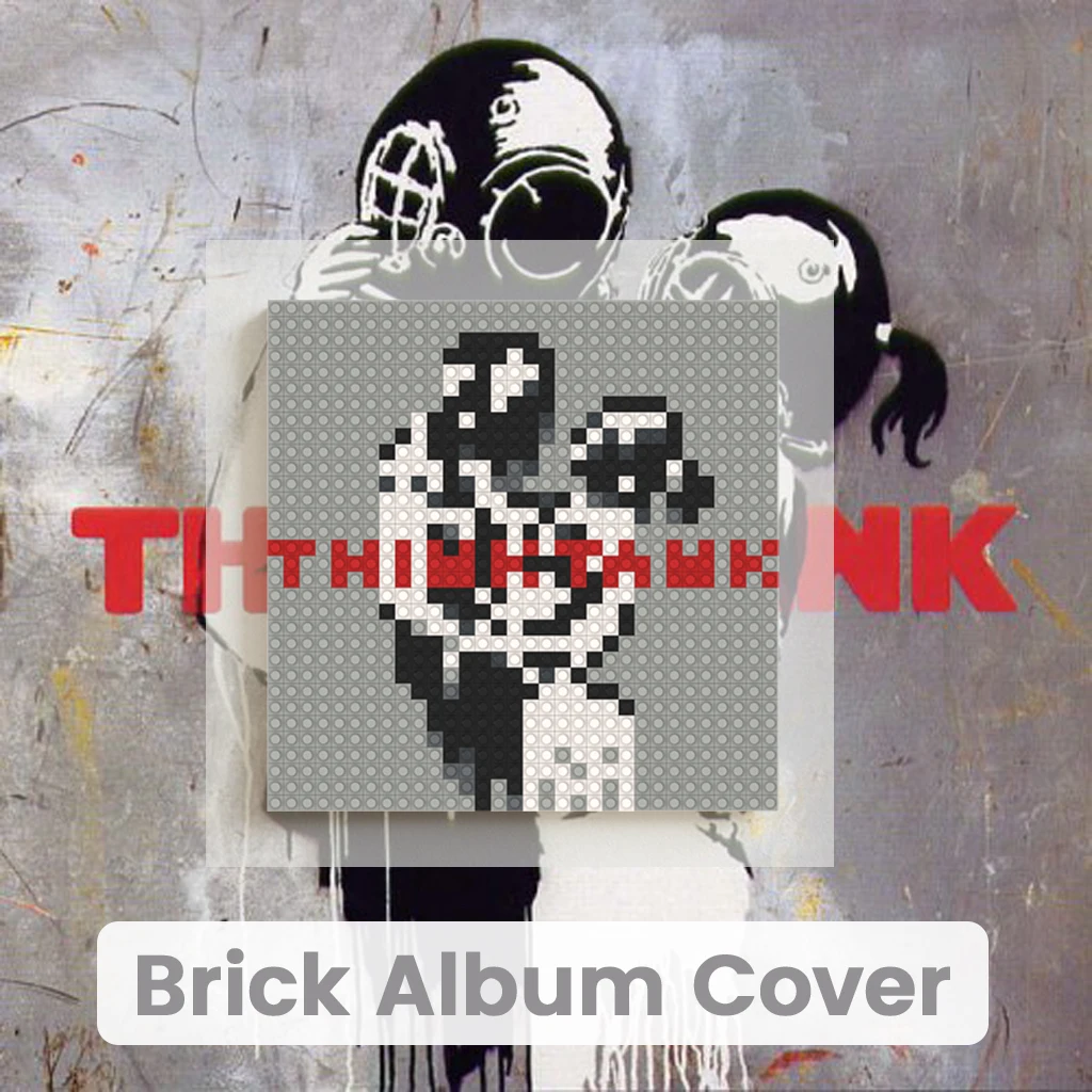 B-Blur Band Classic Album Cover Design Building Blocks Mosaic Pixel Art Brick Painting Modern Home Interior Wall Decor
B-Blur Band Classic Album Cover Design Building Blocks Mosaic Pixel Art Brick Painting Modern Home Interior Wall Decor