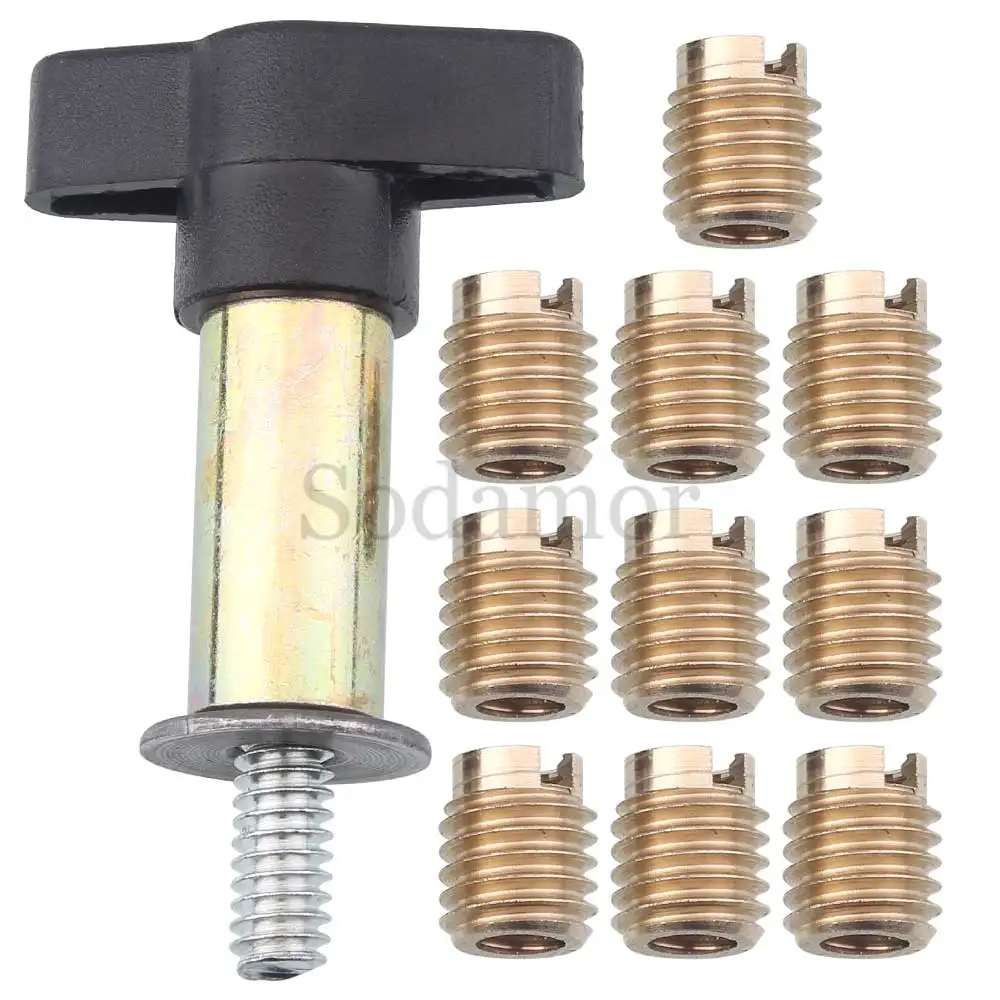 T-Handle Tool Batwing Fairing Windshield Threaded Brass Insert Restoration Kit For Harley Street Glide (EFI) - FLHX 2007-2013
T-Handle Tool Batwing Fairing Windshield Threaded Brass Insert Restoration Kit For Harley Street Glide (EFI) - FLHX 2007-2013