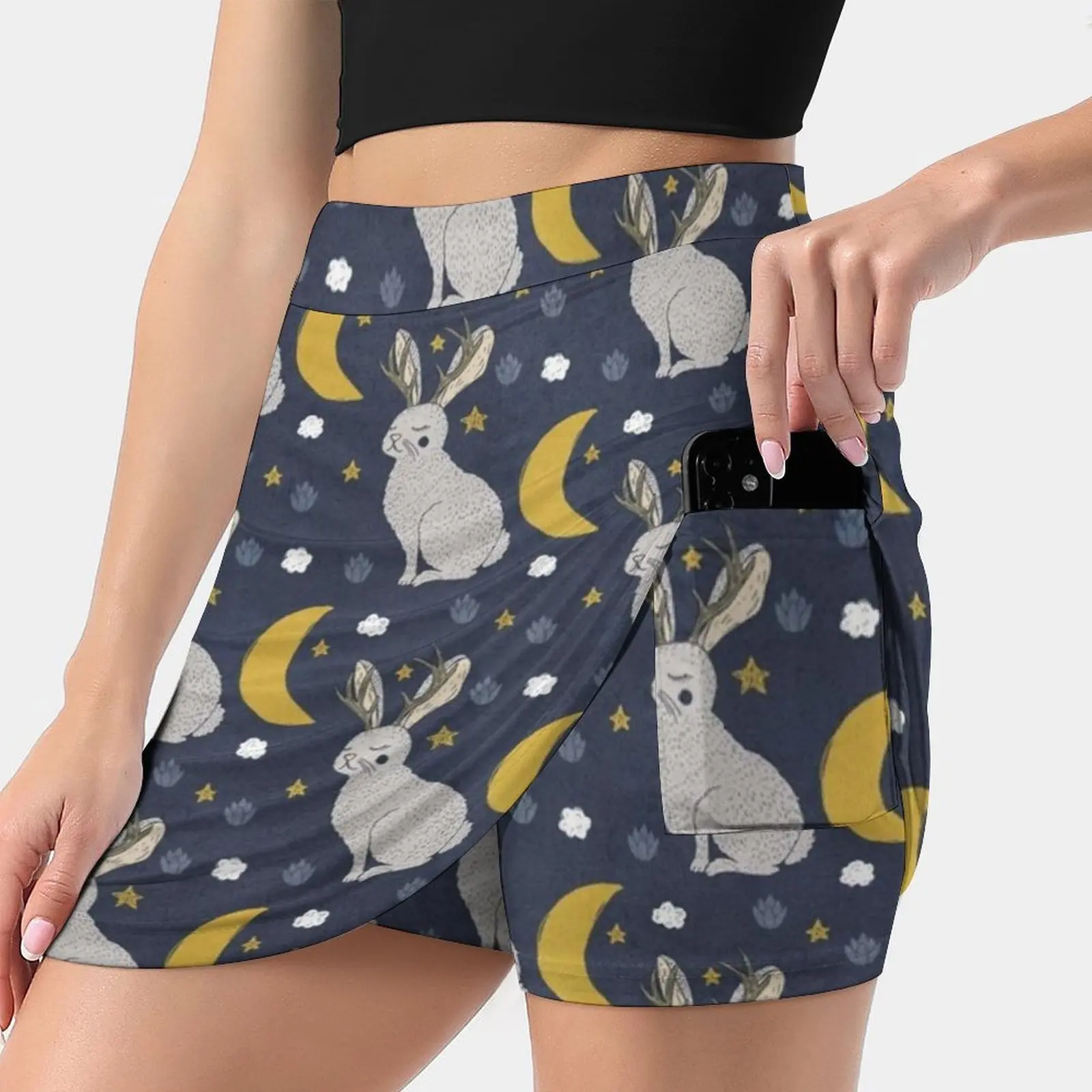 Serene Jackalope Женская юбка со скрытым карманом, теннисная юбка, юбки для гольфа, юбки для бадминтона, юбки для бега, шакалоп с кроликом
Serene Jackalope Женская юбка со скрытым карманом, теннисная юбка, юбки для гольфа, юбки для бадминтона, юбки для бега, шакалоп с кроликом
