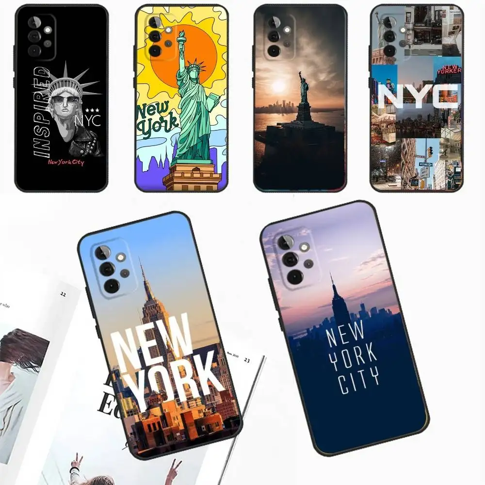 NEW YORK Statue Of Liberty Phone Case For Samsung Galaxy A13,A21s,A22,A31,A32,A52,A53,A71,A80,A91 Soft Black Phone Cover 
NEW YORK Statue Of Liberty Phone Case For Samsung Galaxy A13,A21s,A22,A31,A32,A52,A53,A71,A80,A91 Soft Black Phone Cover