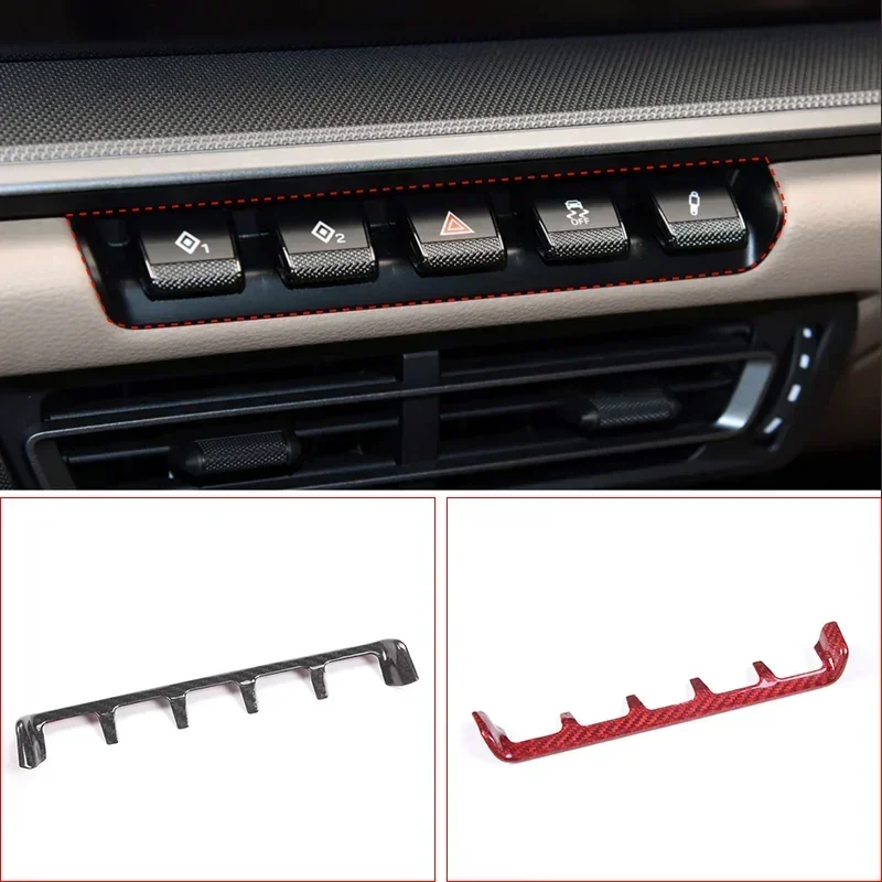 For Porsche 911 2019 Real Carbon Fiber Car Warning Light Switch Frame Decorative Interior Car Accessories
For Porsche 911 2019 Real Carbon Fiber Car Warning Light Switch Frame Decorative Interior Car Accessories