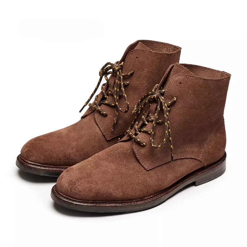 Ботинки для верховой езды в стиле ретро на шнуровке, мужские повседневные ботильоны «Челси» из натуральной кожи на мягкой подошве с высоким берцем, мотоциклетные ботильоны в стиле вестерн, мужские
Ботинки для верховой езды в стиле ретро на шнуровке, мужские повседневные ботильоны «Челси» из натуральной кожи на мягкой подошве с высоким берцем, мотоциклетные ботильоны в стиле вестерн, мужские