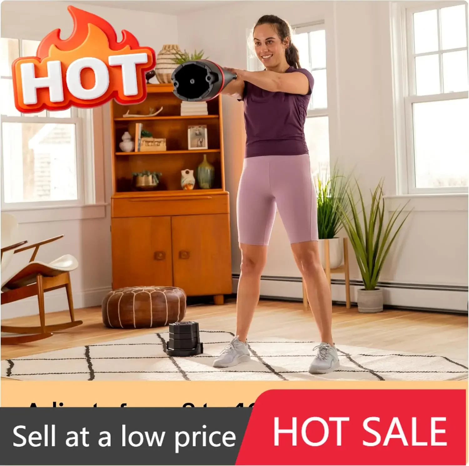 SelectTech 840 Adjustable Kettlebell hardware
SelectTech 840 Adjustable Kettlebell hardware