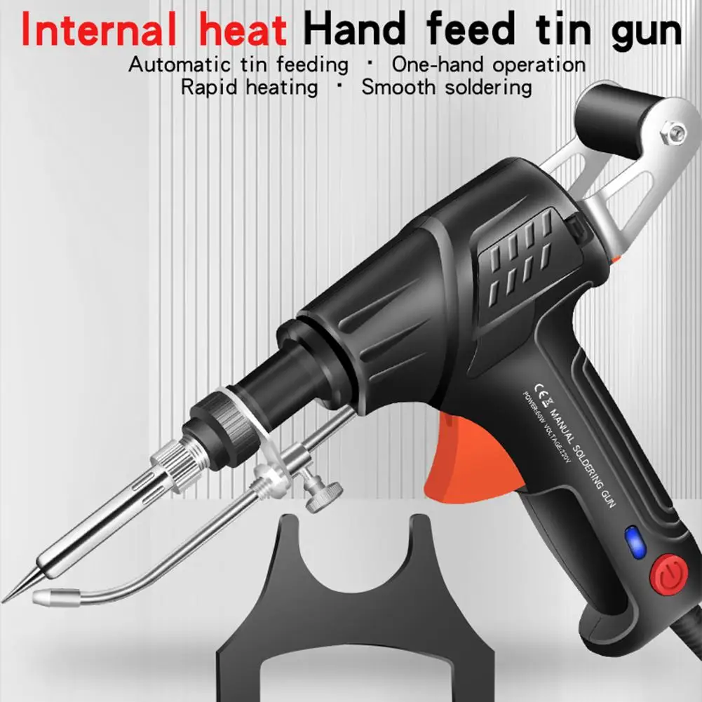 New Multi-Function Iron Welder Automatically Soldering Gun 60W Hand-Held Internal Heating Send Tin Welding Repair Tool
New Multi-Function Iron Welder Automatically Soldering Gun 60W Hand-Held Internal Heating Send Tin Welding Repair Tool