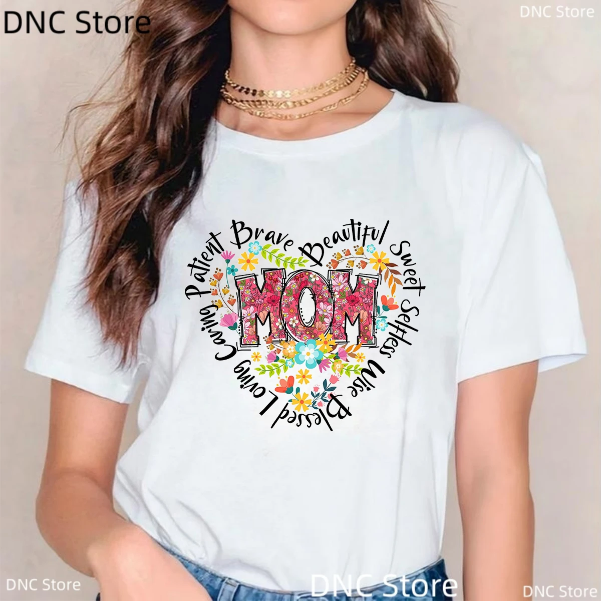 Femme Women Flower Mom Mama 90s Trend Fashion Clothes Print T Shirt Women Clothes Summer Basic Top Short Sleeve Graphic T-Shirts
Femme Women Flower Mom Mama 90s Trend Fashion Clothes Print T Shirt Women Clothes Summer Basic Top Short Sleeve Graphic T-Shirts