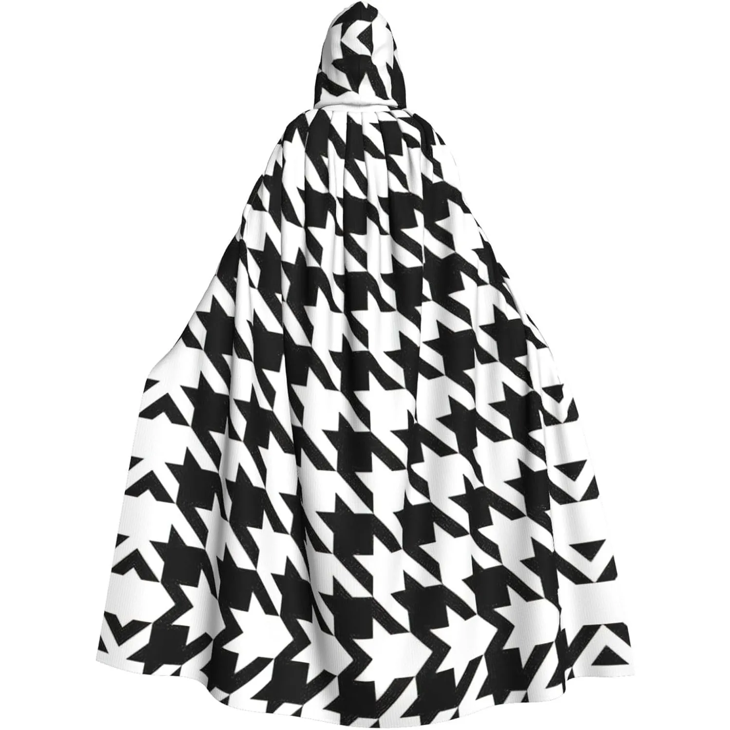 Houndstooth Black print Adult Hooded Cape Carnival Festival Cape Cosplay Robe Costume party Gothic Carnival
Houndstooth Black print Adult Hooded Cape Carnival Festival Cape Cosplay Robe Costume party Gothic Carnival
